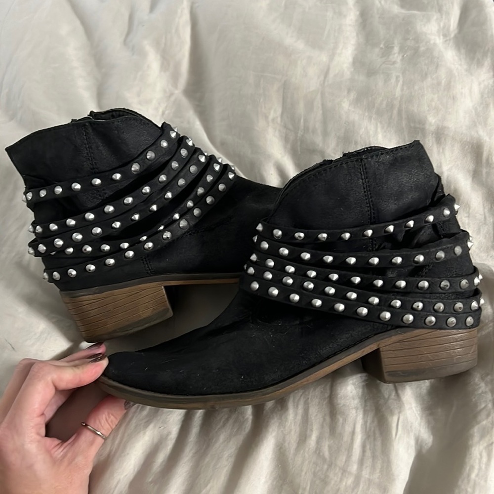 Studded boots